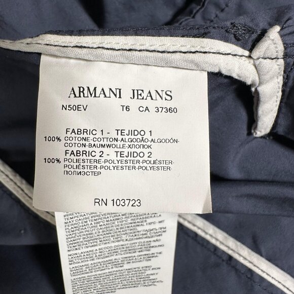 Armani Jeans Men Blazer Casual Jacket Blue Size USA M EUR 50 Lightweight - Picture 9 of 14